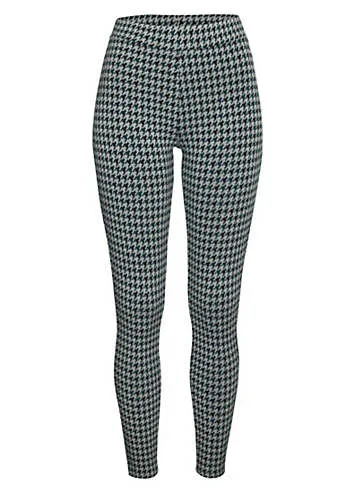 LASCANA Knitted Houndstooth Leggings | Grattan