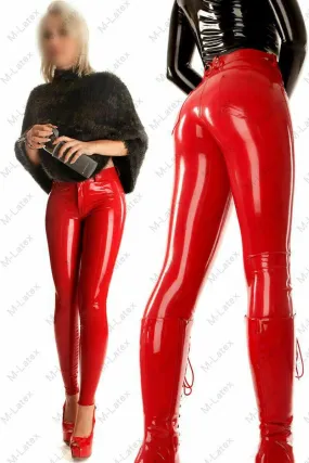 Latex Rubber Female Legging Pants