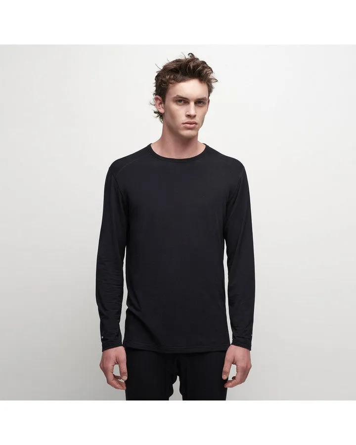 Le Bent Mens Core 200 Crew - Black - 2023