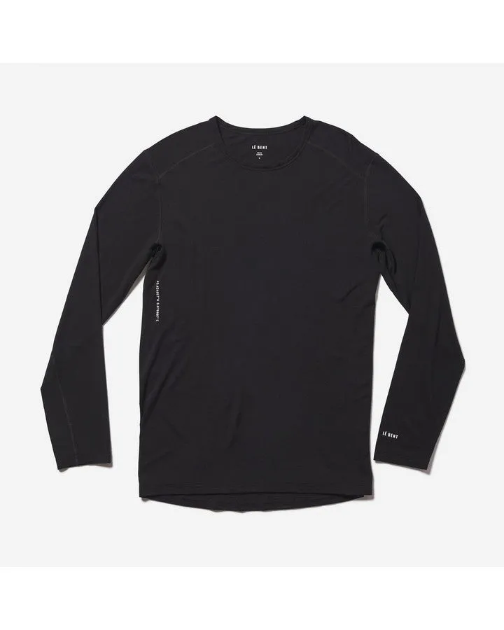 Le Bent Mens Core 200 Crew - Black - 2023