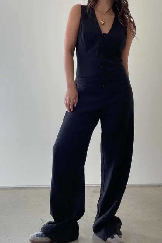 Lisa Linen Jumpsuit