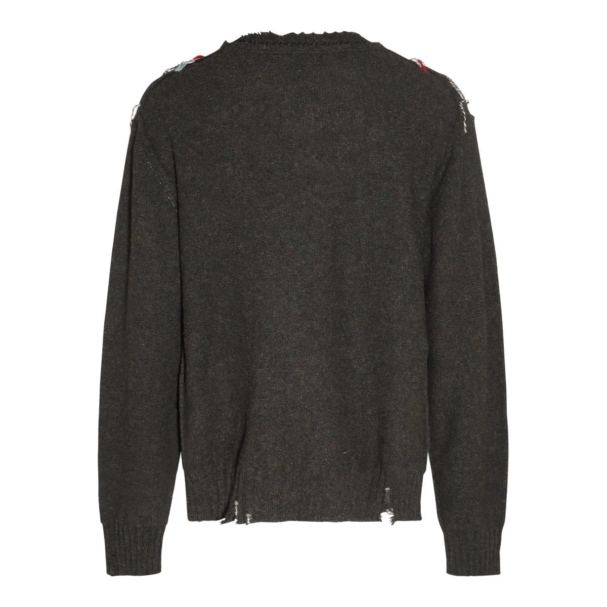 Maison Margiela  |Argile Wool Long Sleeves Designers Sweaters