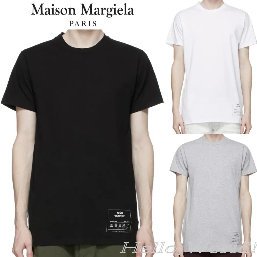 Maison Margiela  |Crew Neck Pullovers Unisex Street Style Plain Cotton