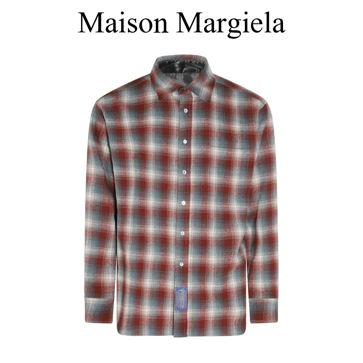 Maison Margiela  |Tartan Long Sleeves Designers Shirts