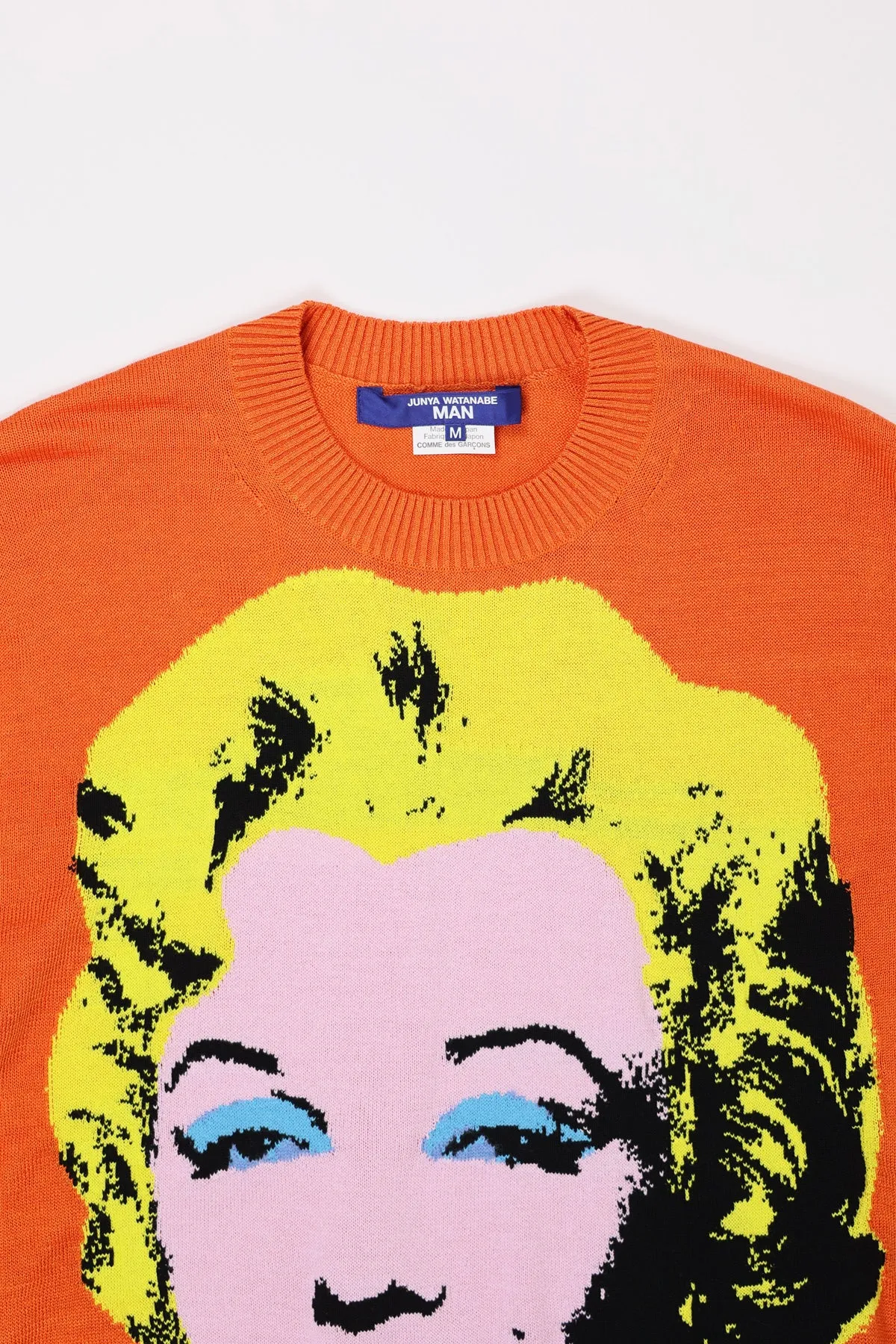 Marilyn Monroe Graphic Sweater - Orange