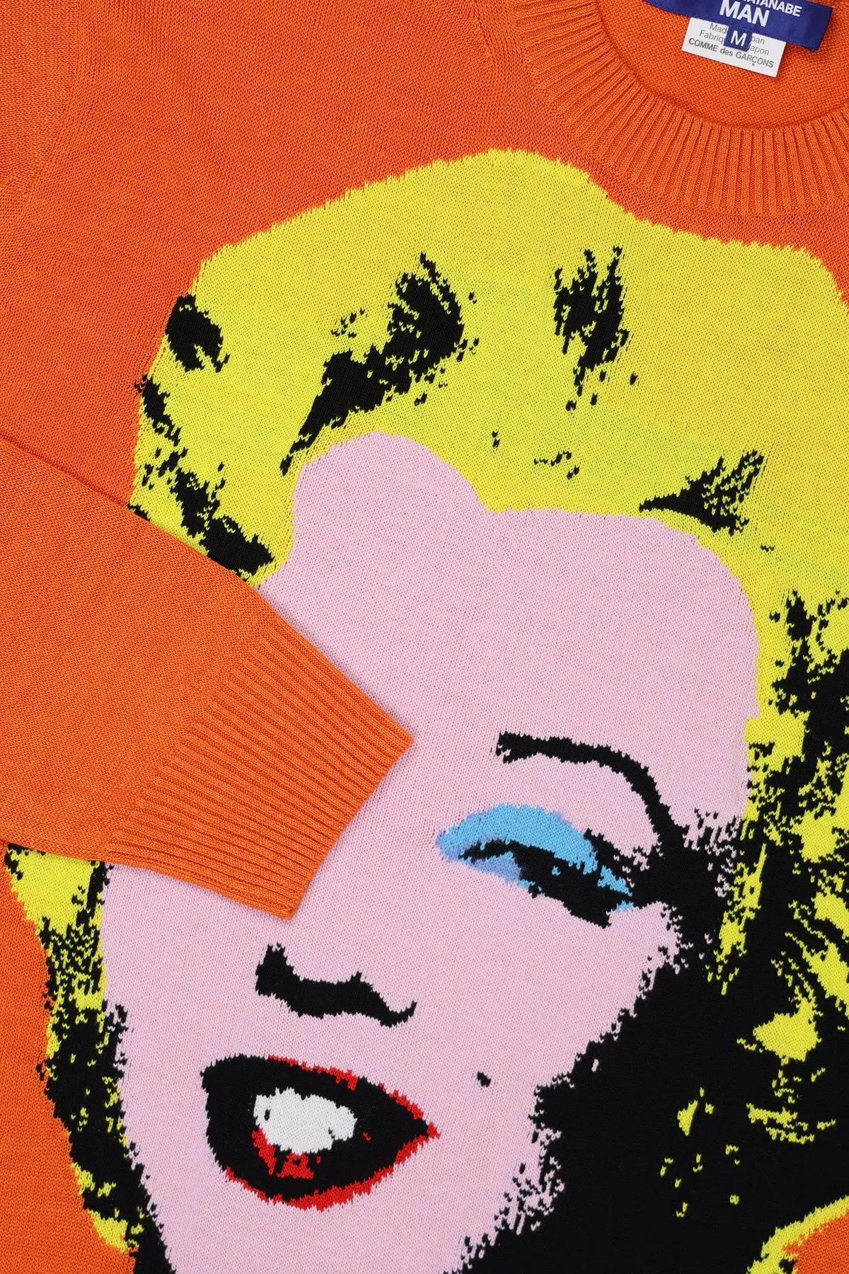 Marilyn Monroe Graphic Sweater - Orange