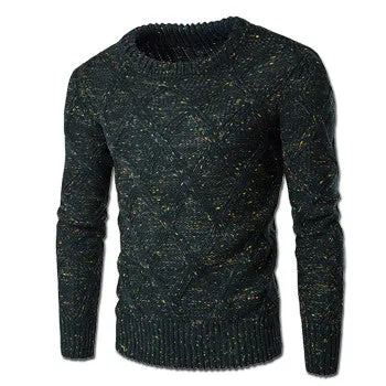 Men Knitted Sweaters and Pullovers Hombre Men's Casual Slim Fit Long Sleeved O Neck Sweaters Outwear Hombre SM6