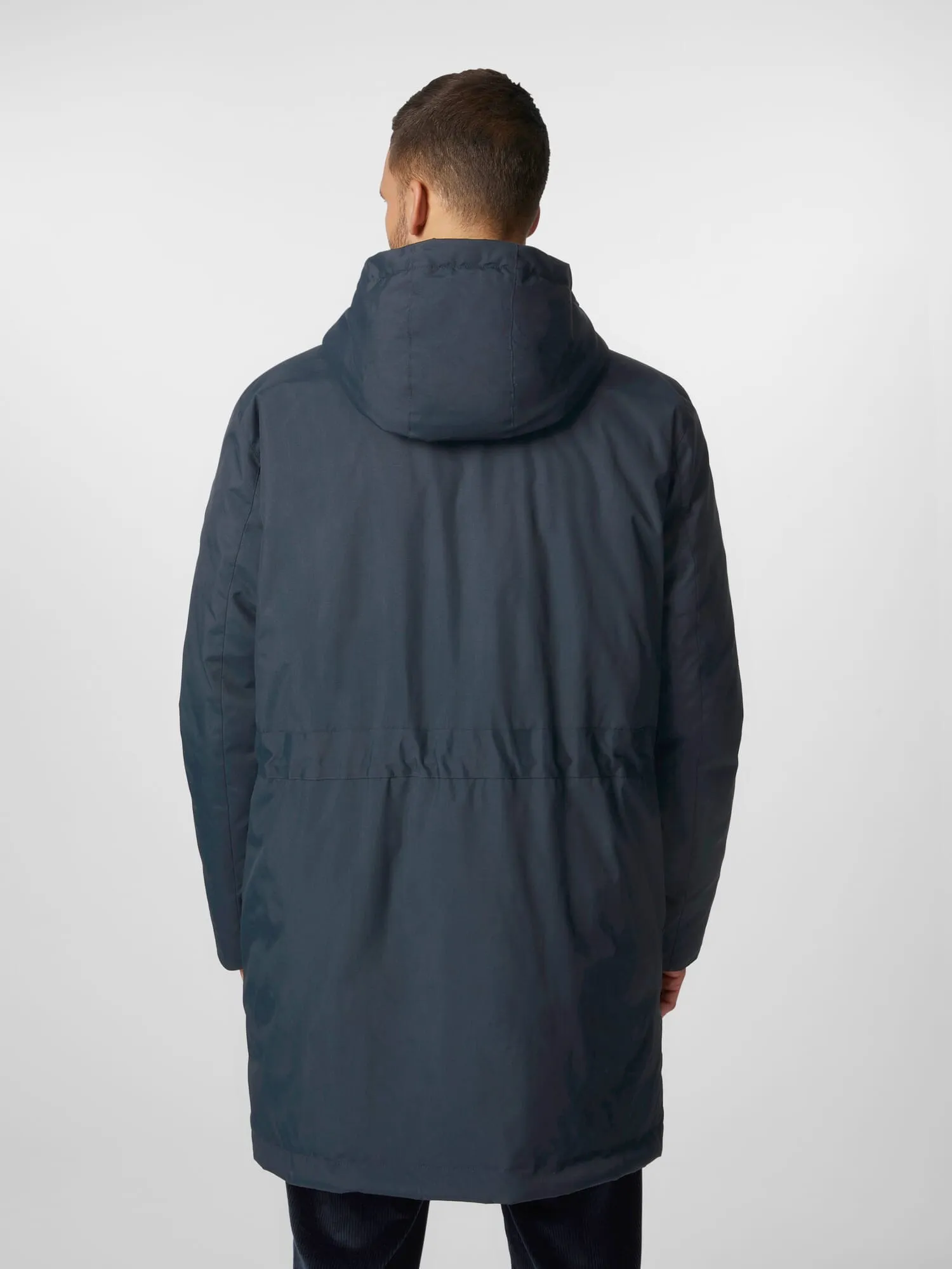 Men's hooded coat, Dark blue | Manufactum