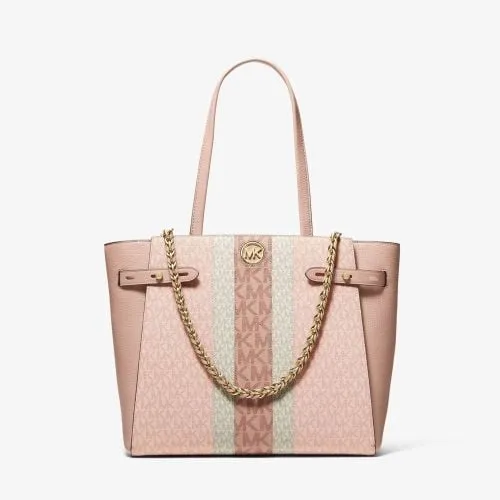 Michael Kors Carmen Colour-Block Logo Tote Bag | Ballet Multi