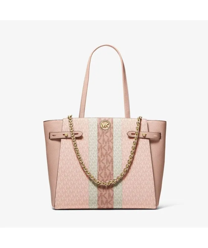 Michael Kors Carmen Colour-Block Logo Tote Bag | Ballet Multi