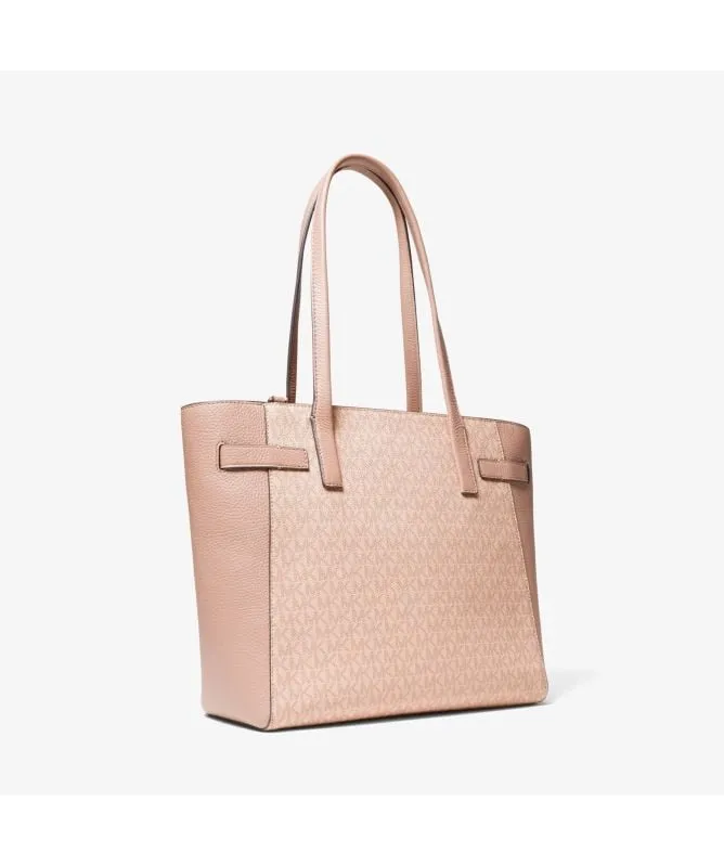 Michael Kors Carmen Colour-Block Logo Tote Bag | Ballet Multi