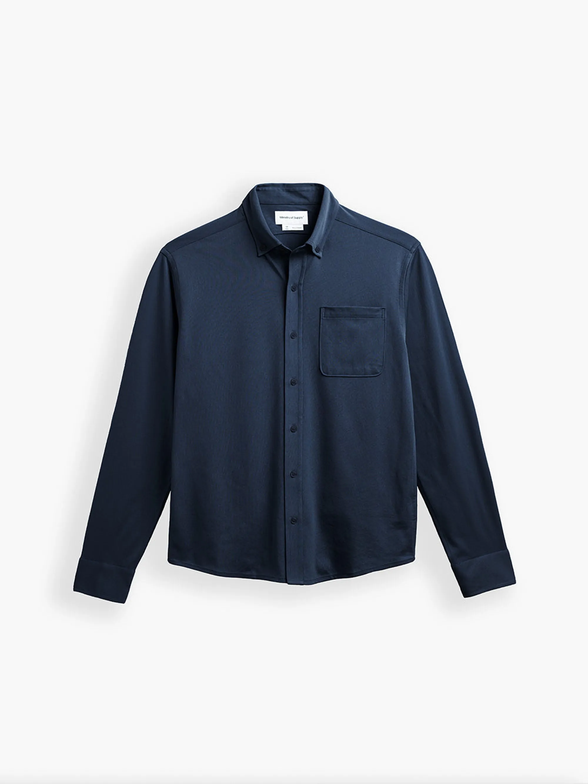 Ministry of Supply Men's Hybrid Button Down Navy Size S