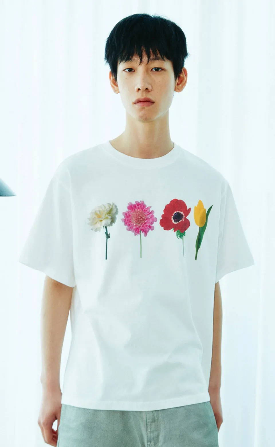 MISTER CHILD  |■MISTER CHILD■ FLOWER GARDEN T-SHIRTS white / unisex