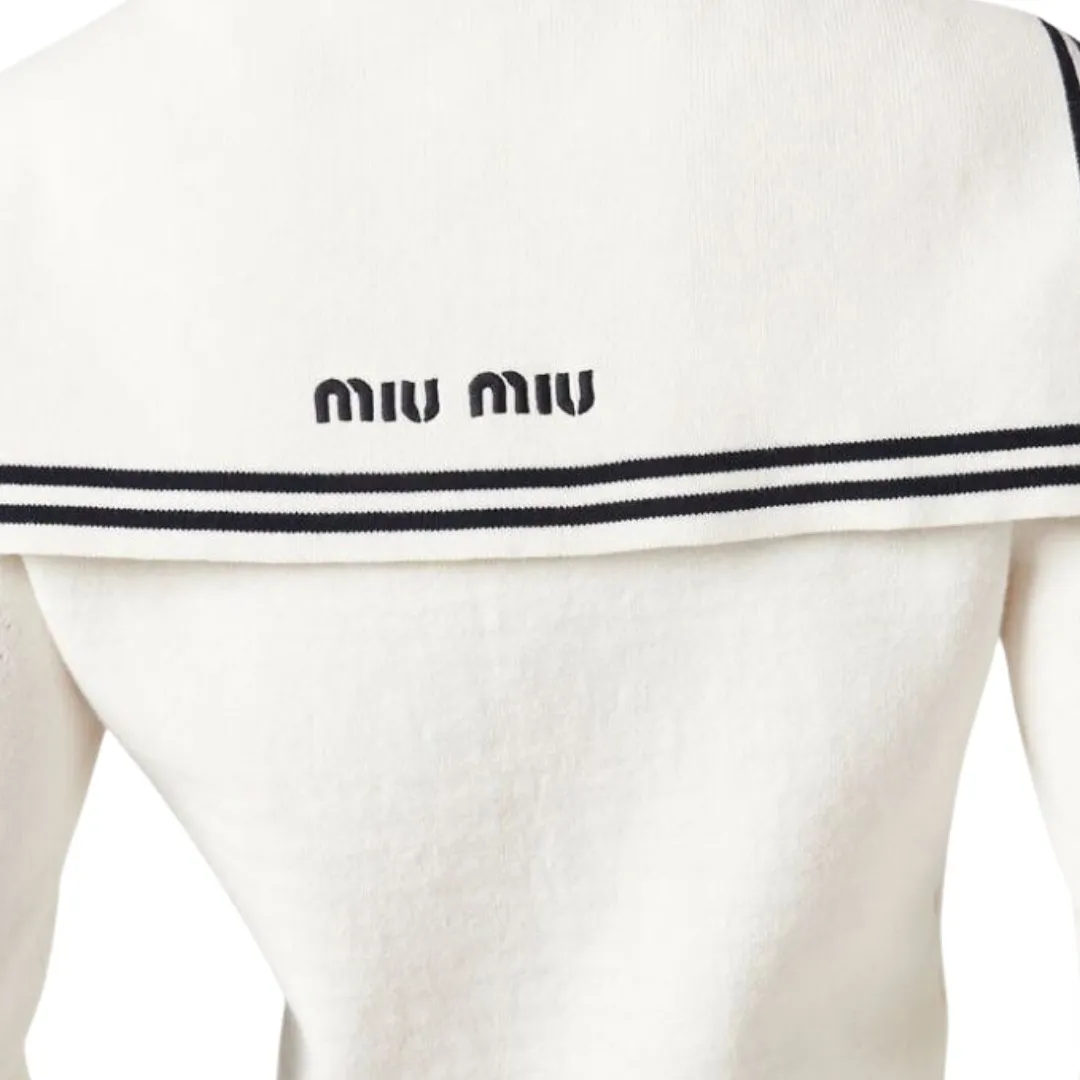 MiuMiu  |Casual Style Long Sleeves Plain Cotton Cardigans