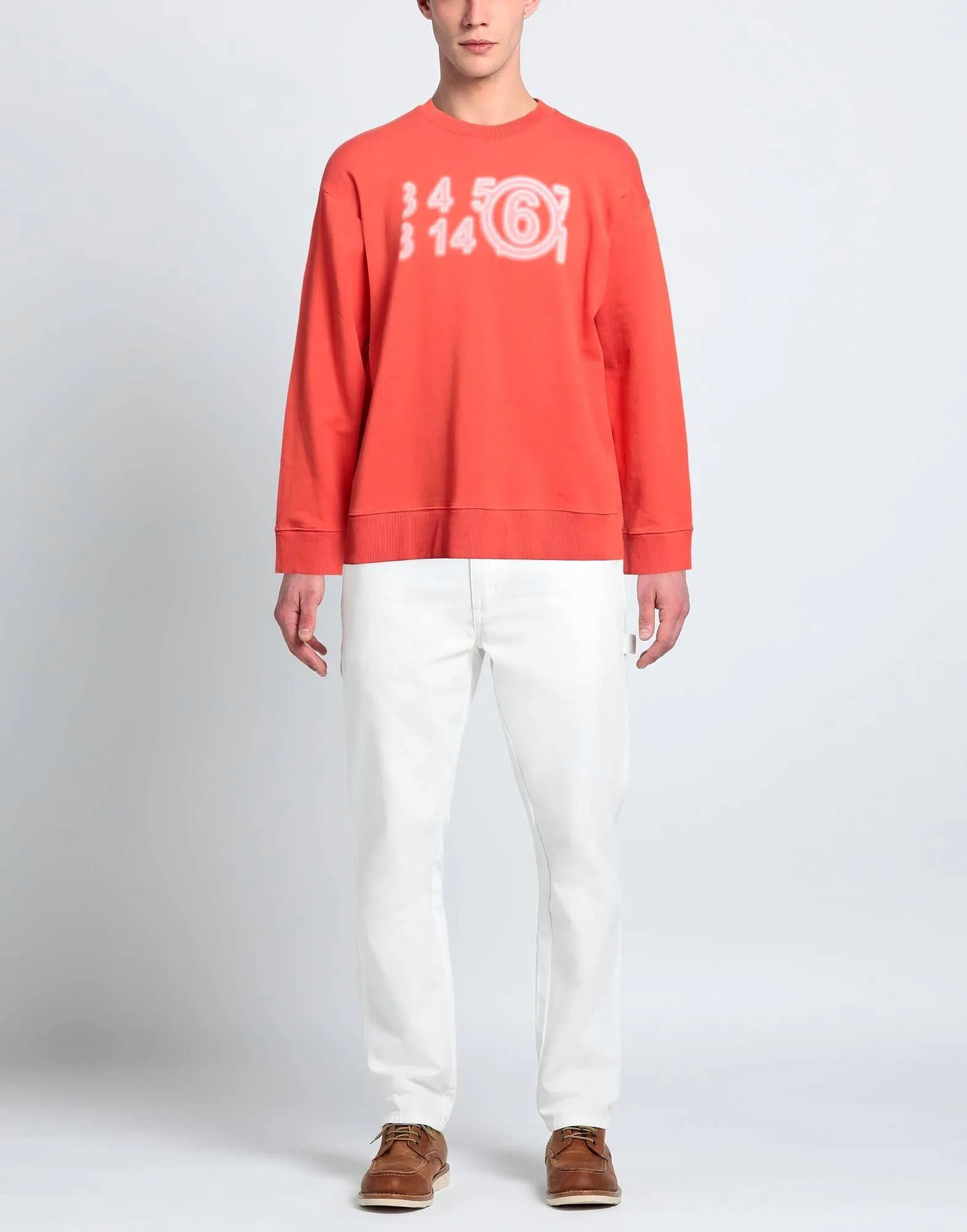 MM6 Maison Margiela  |Crew Neck Pullovers Unisex Street Style Long Sleeves Plain