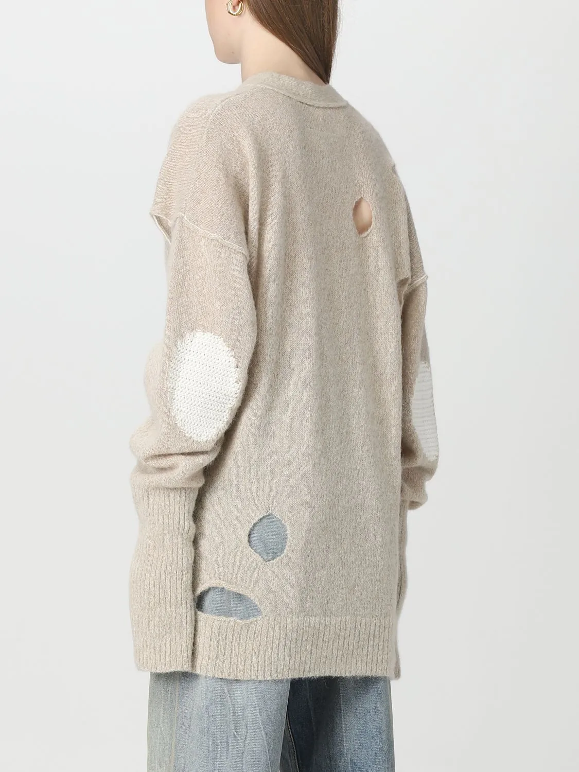 MM6 Maison Margiela  |Long Sleeves Plain Cardigans