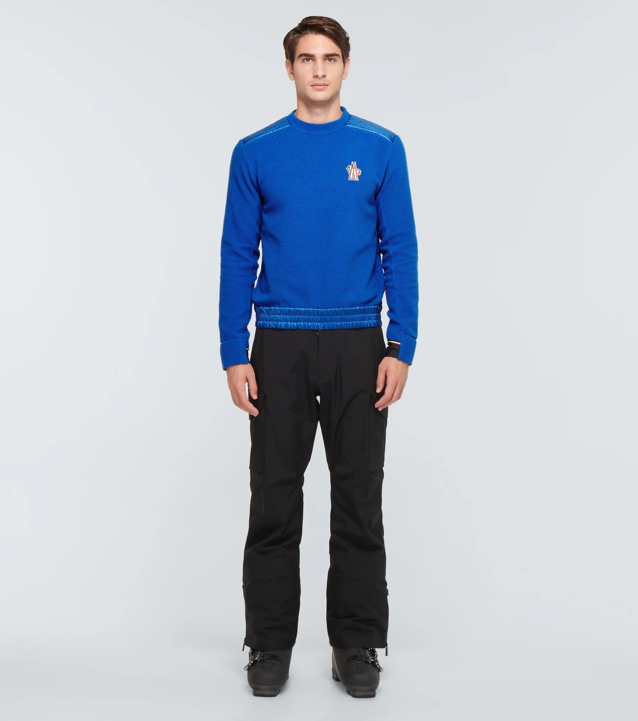 MONCLER  |Crew Neck Pullovers Blended Fabrics Street Style