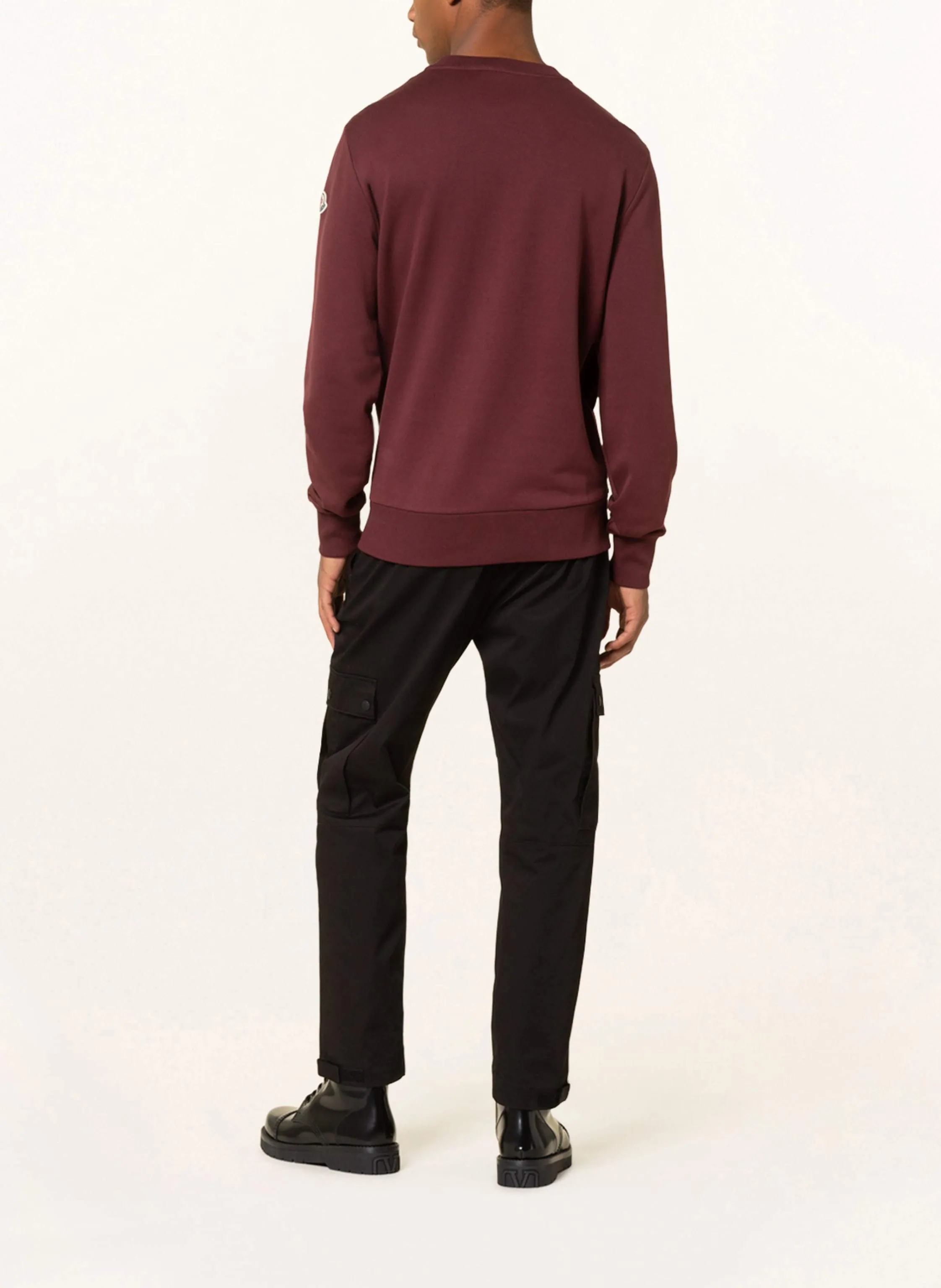 MONCLER  |Crew Neck Pullovers Unisex Blended Fabrics Street Style