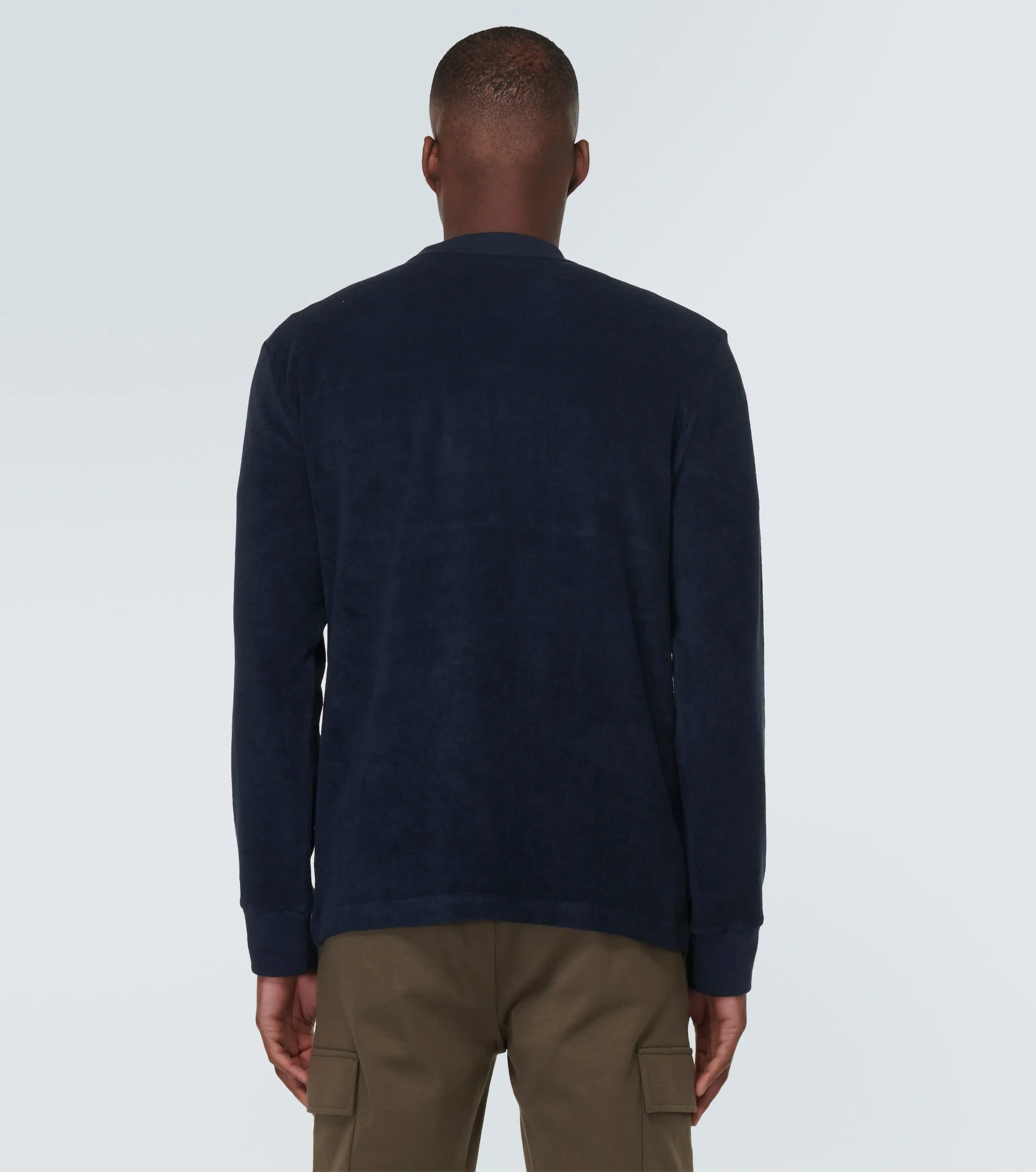 MONCLER  |Crew Neck Pullovers Wool Sweat Blended Fabrics Street Style