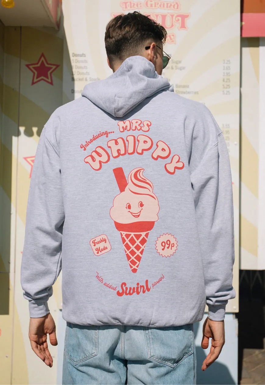 Mrs Whippy Men's Ice Cream Graphic Hoodie