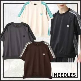 Needles  |Crew Neck Pullovers Unisex Street Style Plain Short Sleeves