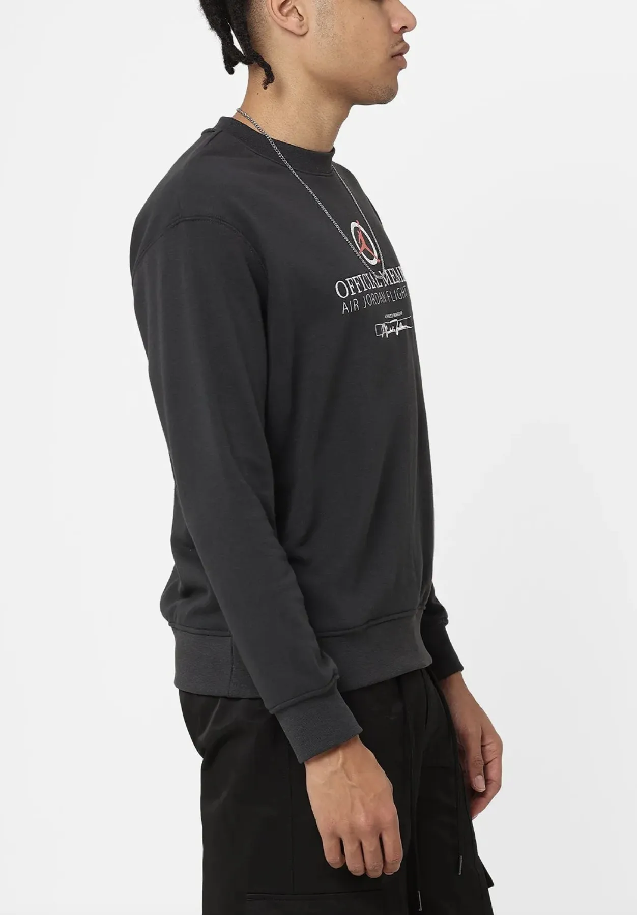 Nike  |Crew Neck Pullovers Street Style U-Neck Long Sleeves Plain