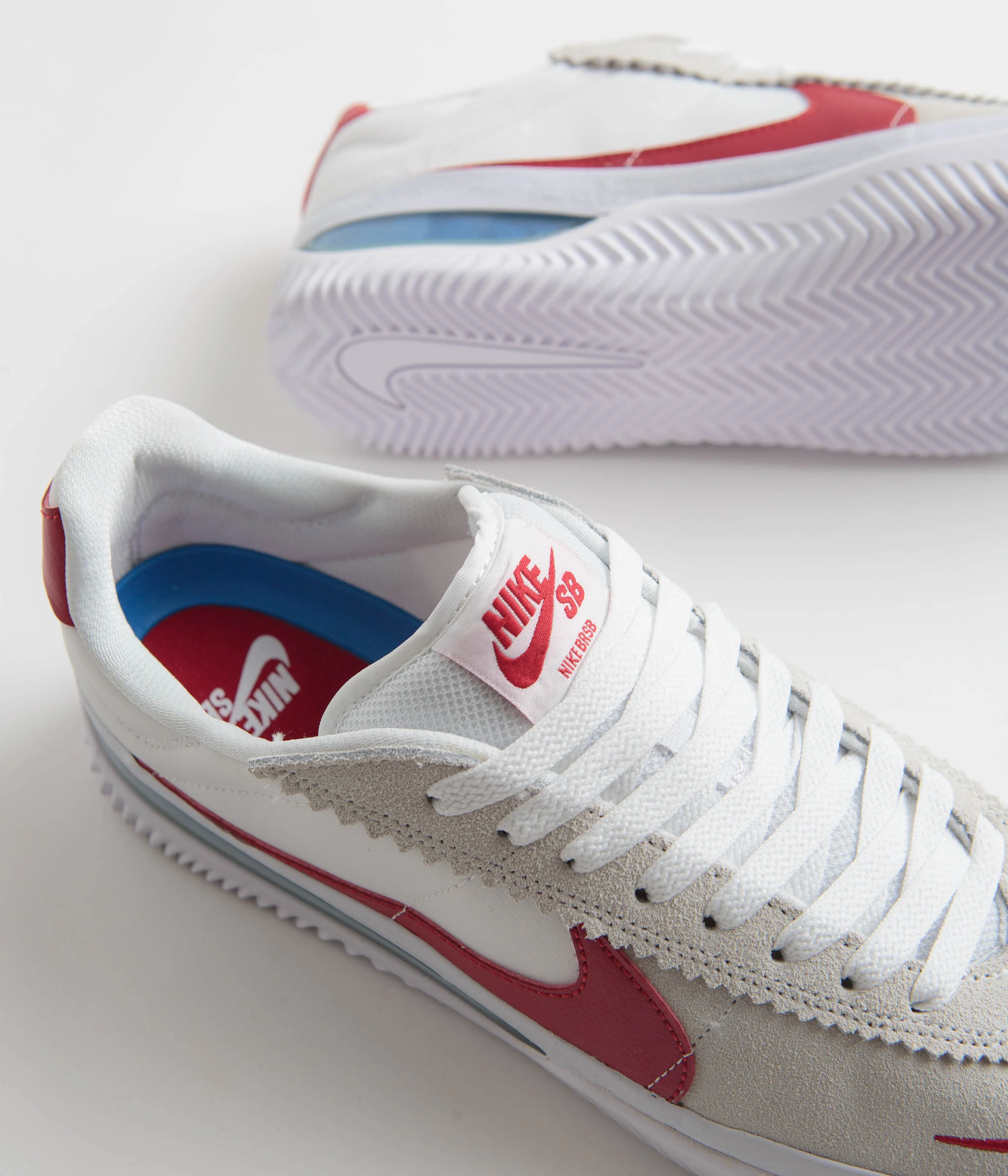 Nike SB BRSB Shoes - White / Varsity Red - Varsity Royal - White