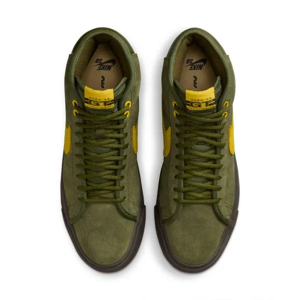 Nike SB x Antihero Skateboards Zoom Blazer Mid QS Rough Green - Amarillo - Rough Green