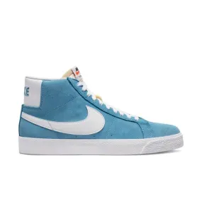 Nike SB Zoom Blazer Mid Cerulean Blue - White