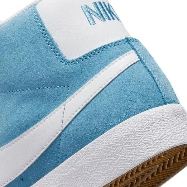 Nike SB Zoom Blazer Mid Cerulean Blue - White