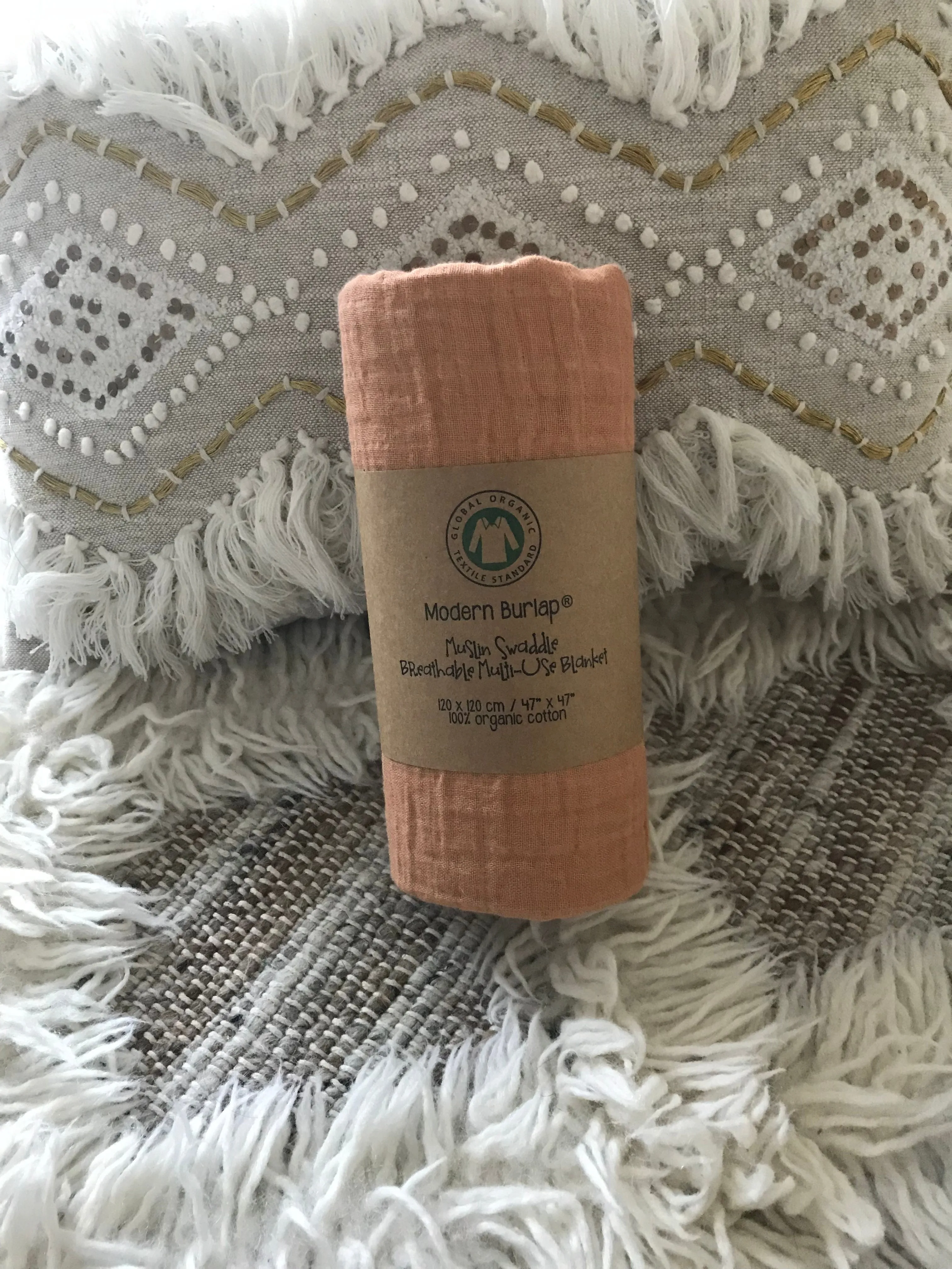 Organic Swaddle - Ginger