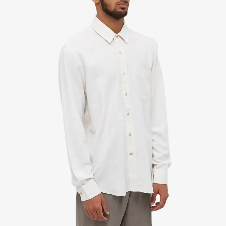 OUR LEGACY  |Silk Long Sleeves Front Button Shirts