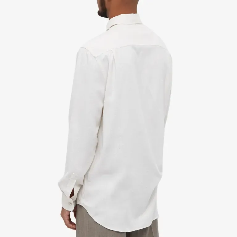 OUR LEGACY  |Silk Long Sleeves Front Button Shirts