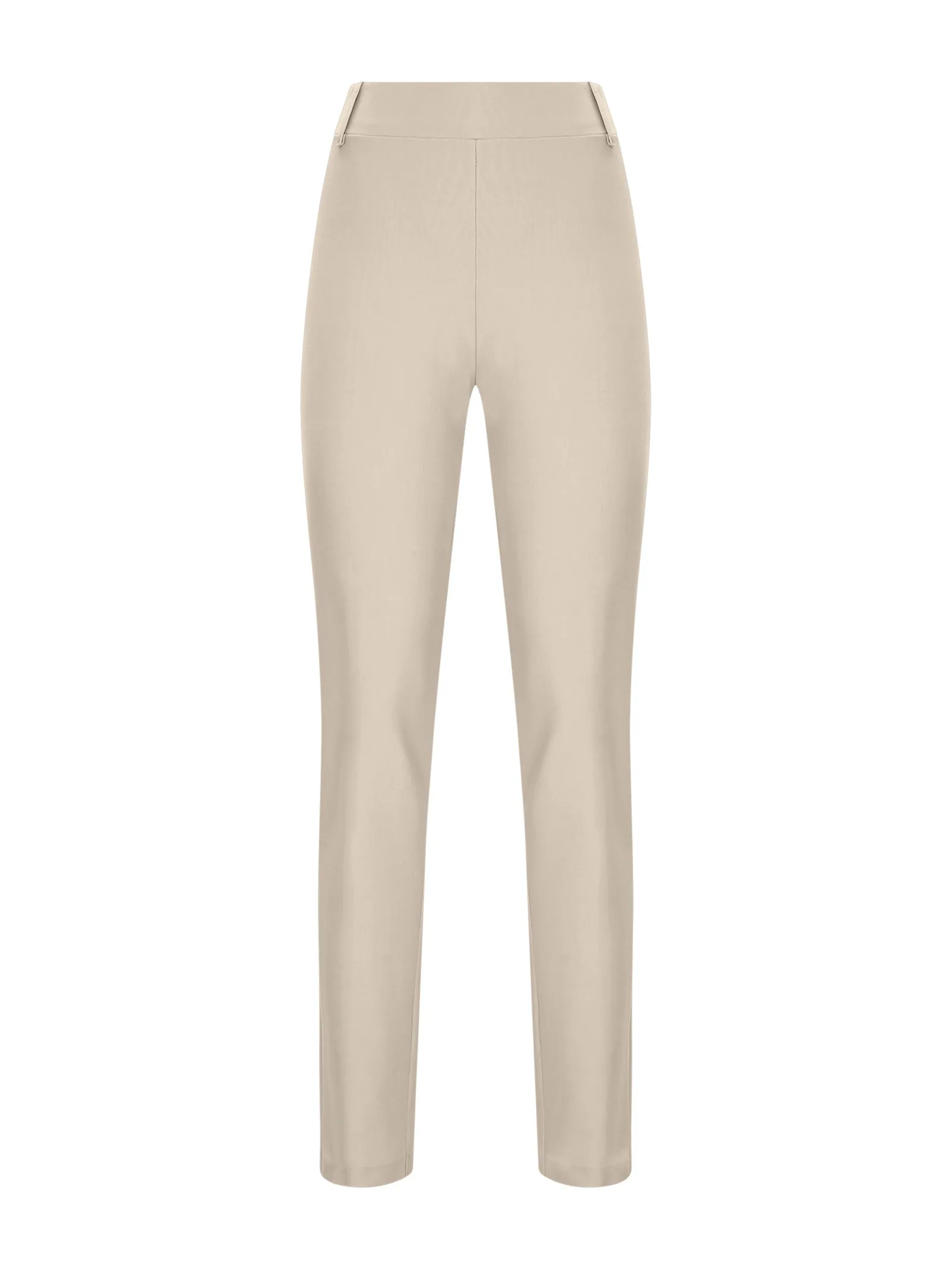 Pantalone a sigaretta in tessuto Compact - Champignon