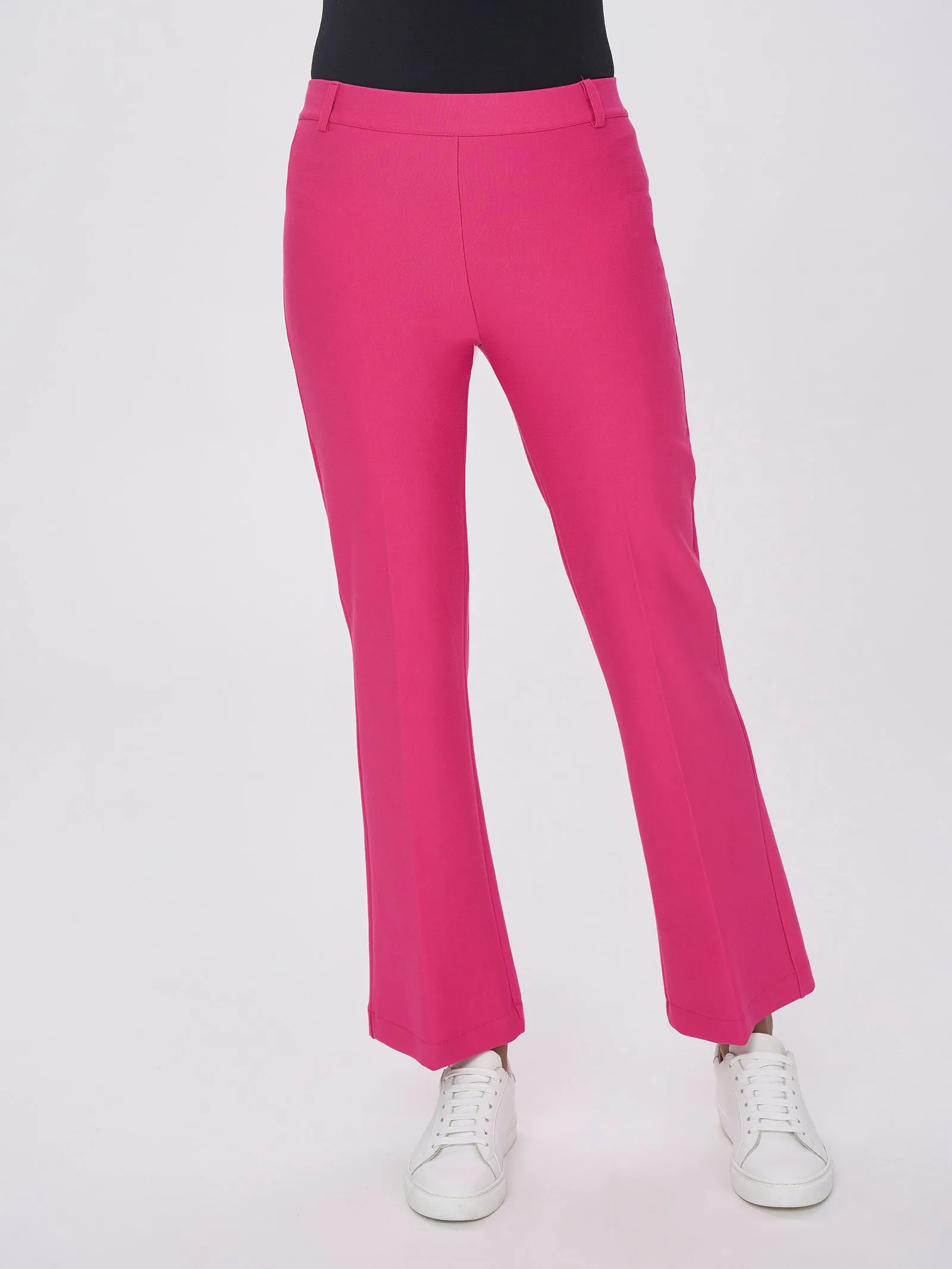 Pantalone flare in tessuto Compact - Nugget