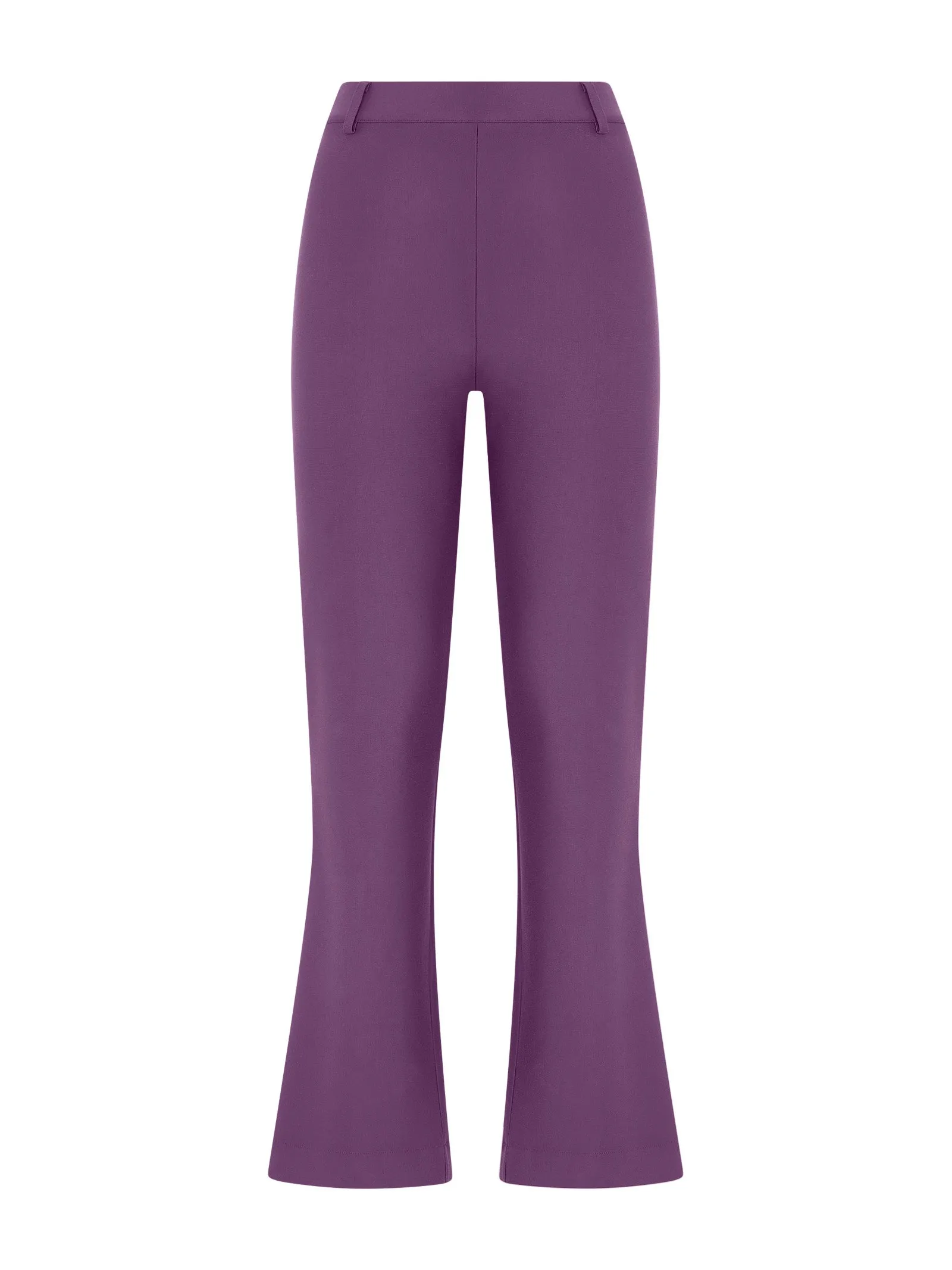 Pantalone flare in tessuto Compact - Sunset Purple