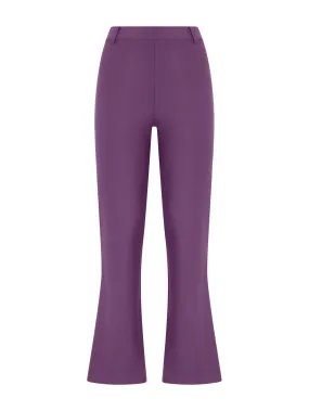 Pantalone flare in tessuto Compact - Sunset Purple