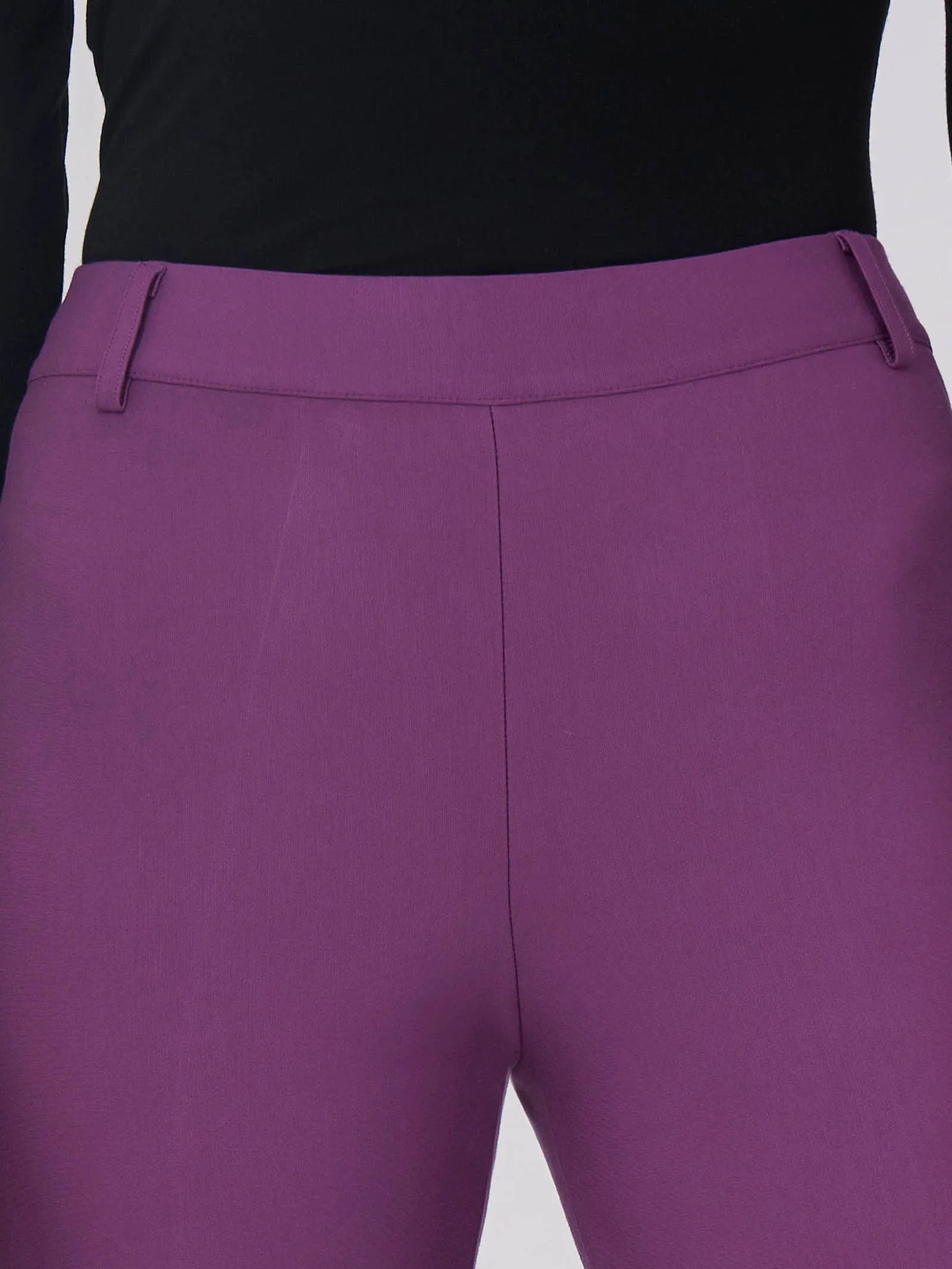 Pantalone flare in tessuto Compact - Sunset Purple