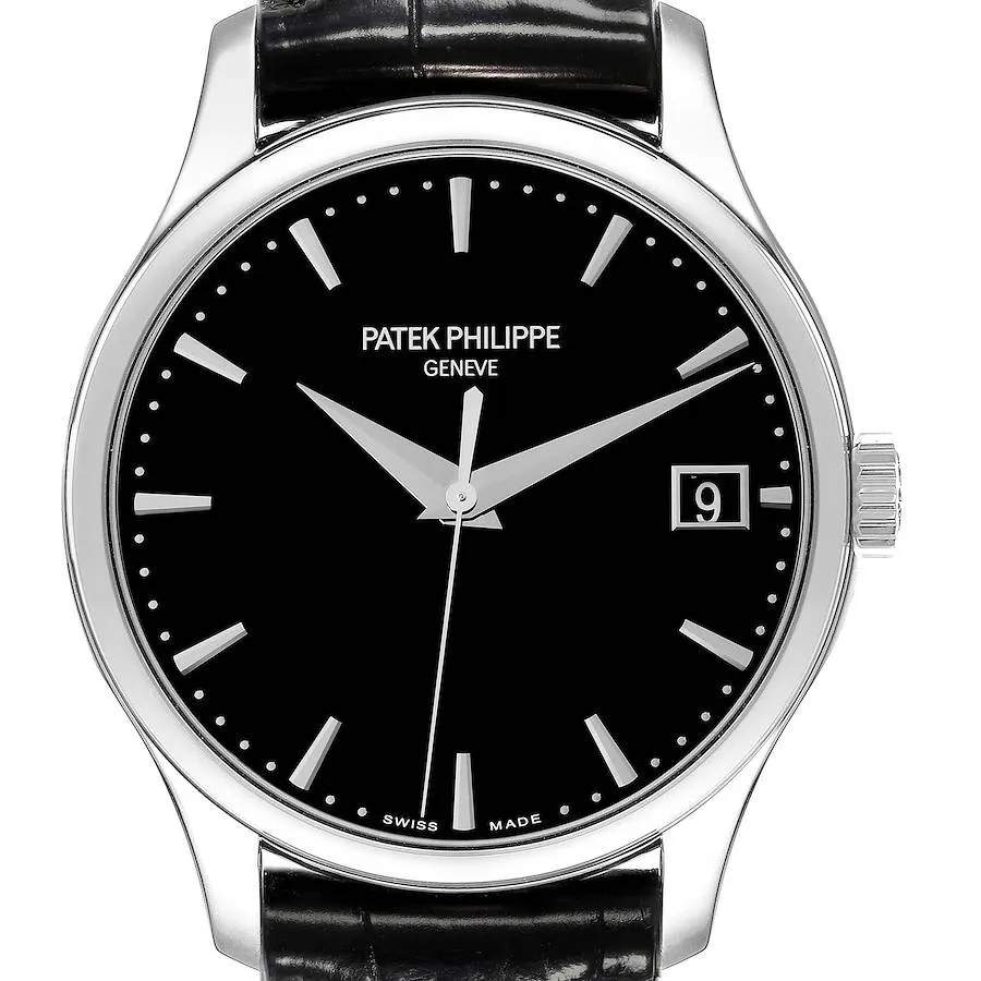 Patek Philippe Patek Philippe Calatrava Hunter Case (Reference 5227G-010). A white gold automatic wristwatch with date.