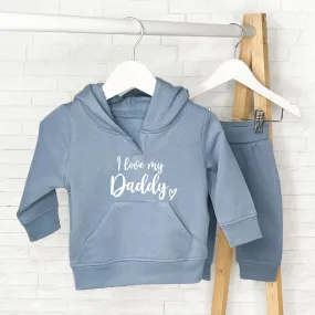 Personalised I Love My Mummy/Daddy Kids Hoodie Set