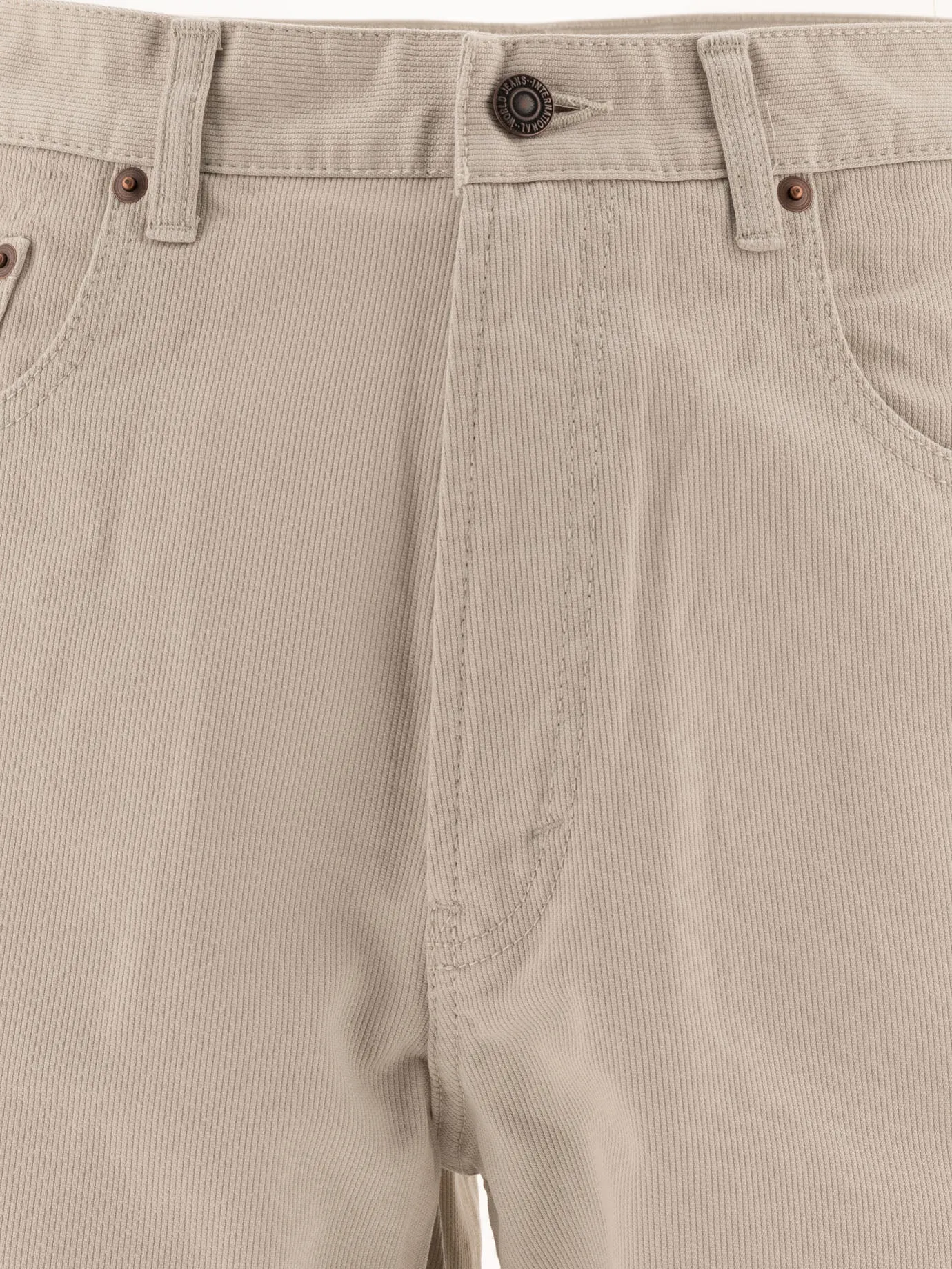 Piqué Shorts Trousers Beige