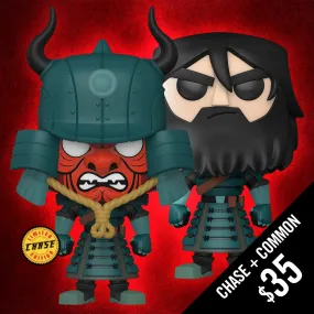 Pre-Order: Funko Pop! Samurai Jack: Jack (Armored) (Chase + Common)