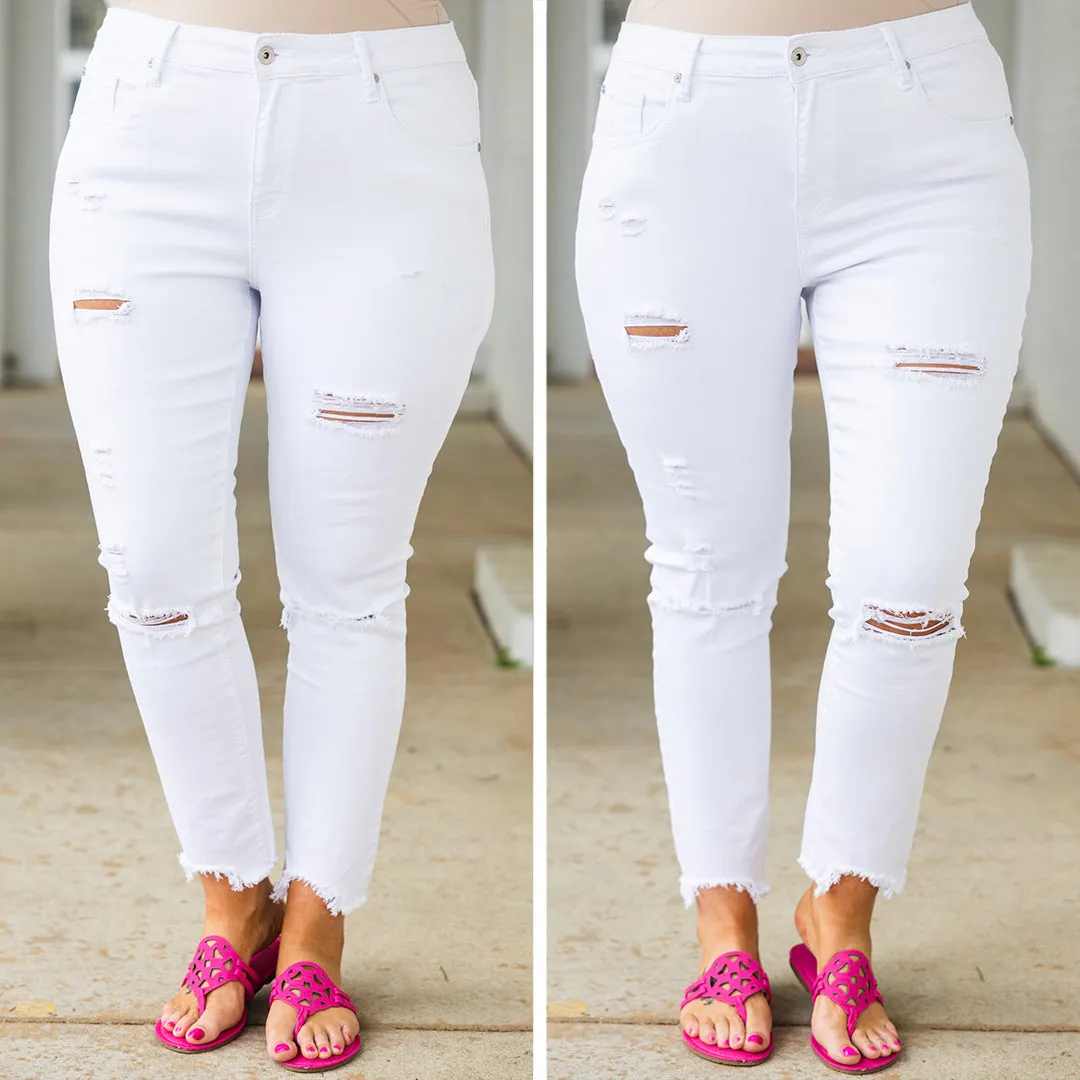 Pristine Jeans, White