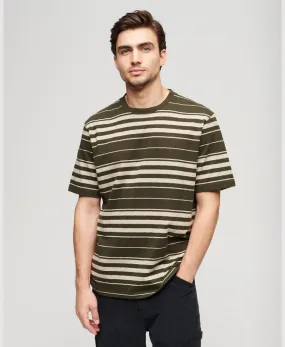 Relaxed Stripe T-Shirt | Olive Stripe