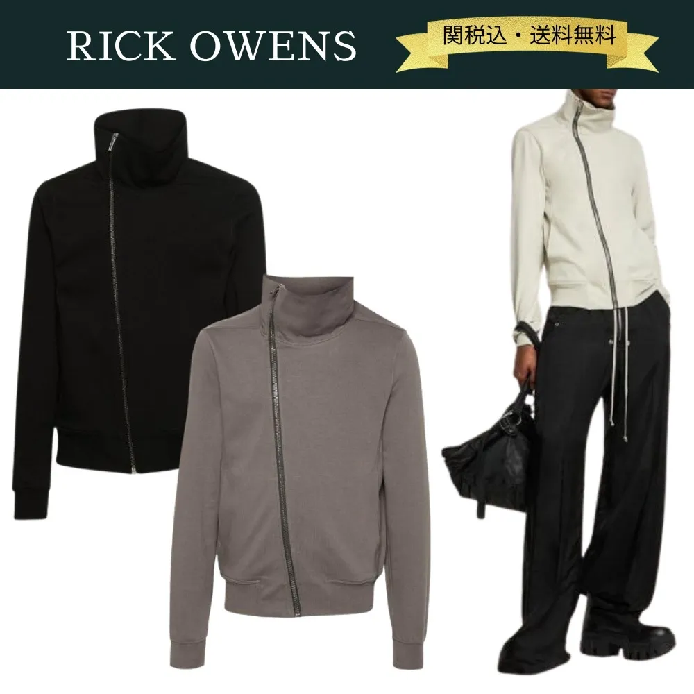 RICK OWENS  |Long Sleeves Plain Designers Sweatshirts