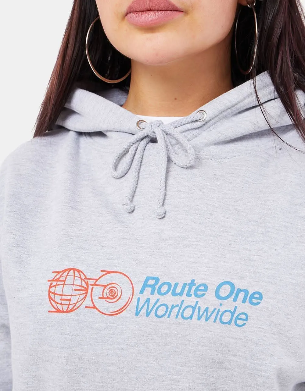 Route One Keep You Rolling Pullover Hoodie - Heather Grey