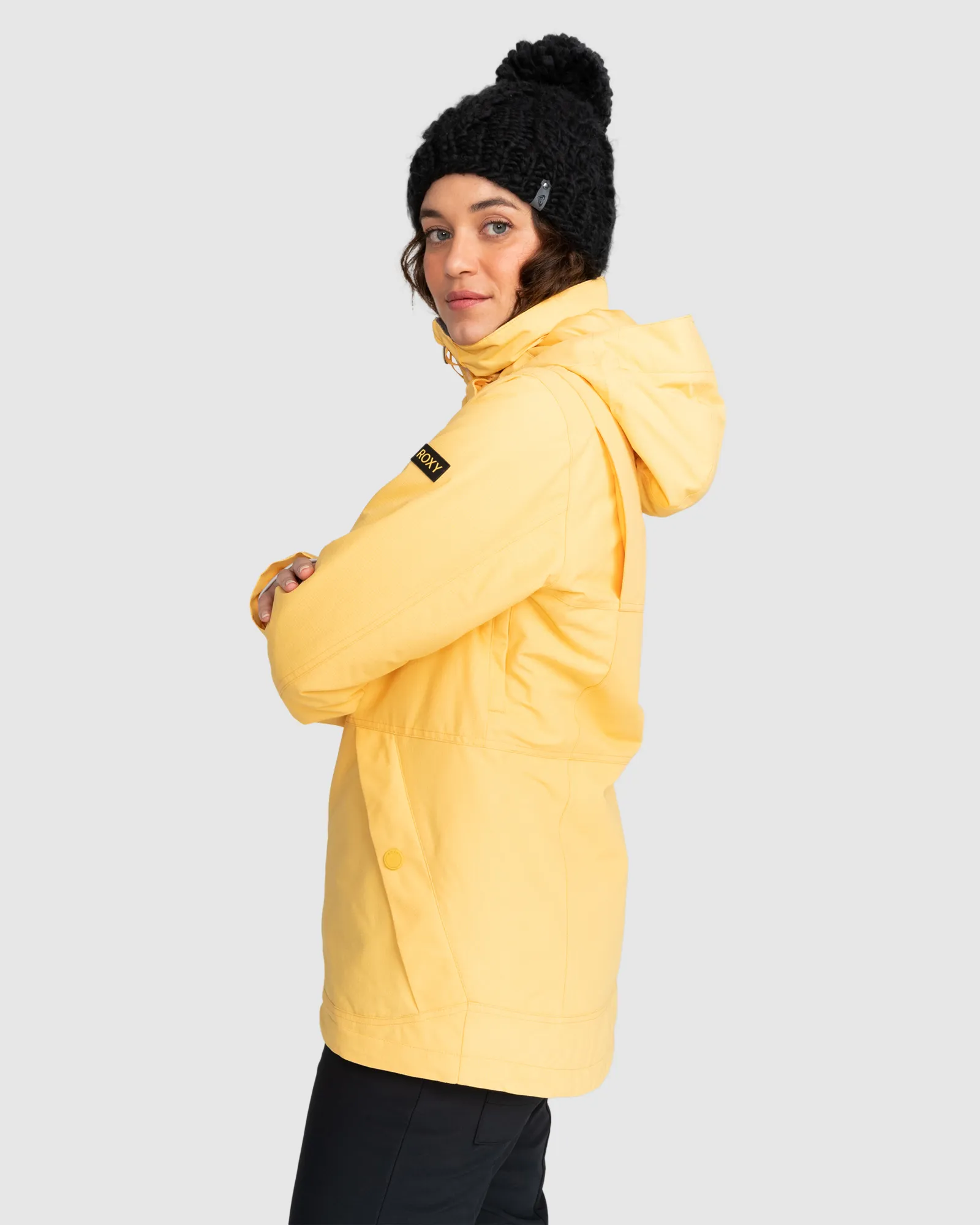 Roxy Womens Presence Parka Technical Snow Jacket - Sunset Gold | SurfStitch