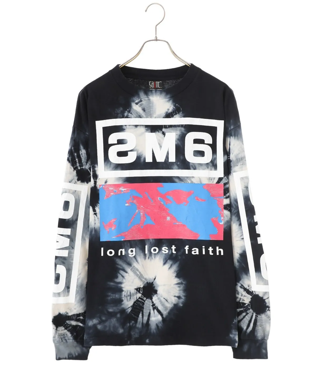 Saint Mxxxxxx  |Crew Neck Pullovers Unisex Street Style Tie-dye Long Sleeves