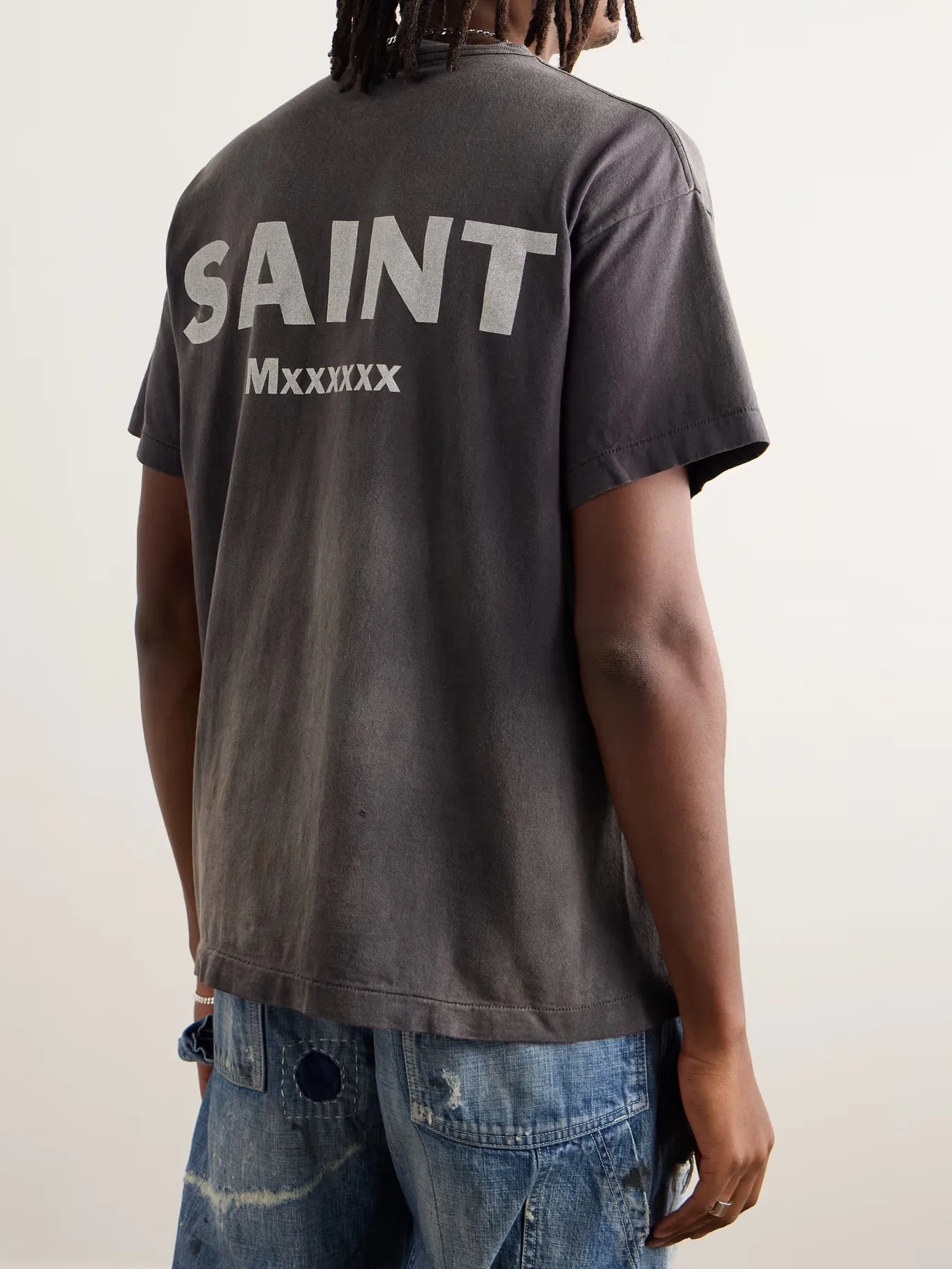 Saint Mxxxxxx  |Crew Neck Pullovers Unisex Street Style U-Neck Collaboration