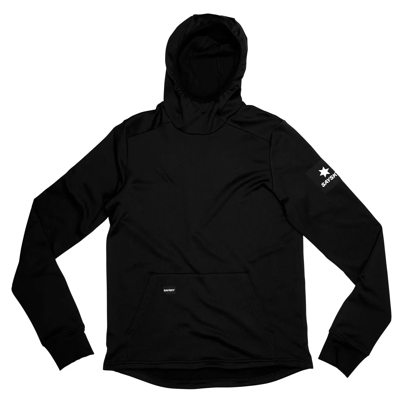 SAYSKY Men's Motion Fleece Hoodie Black